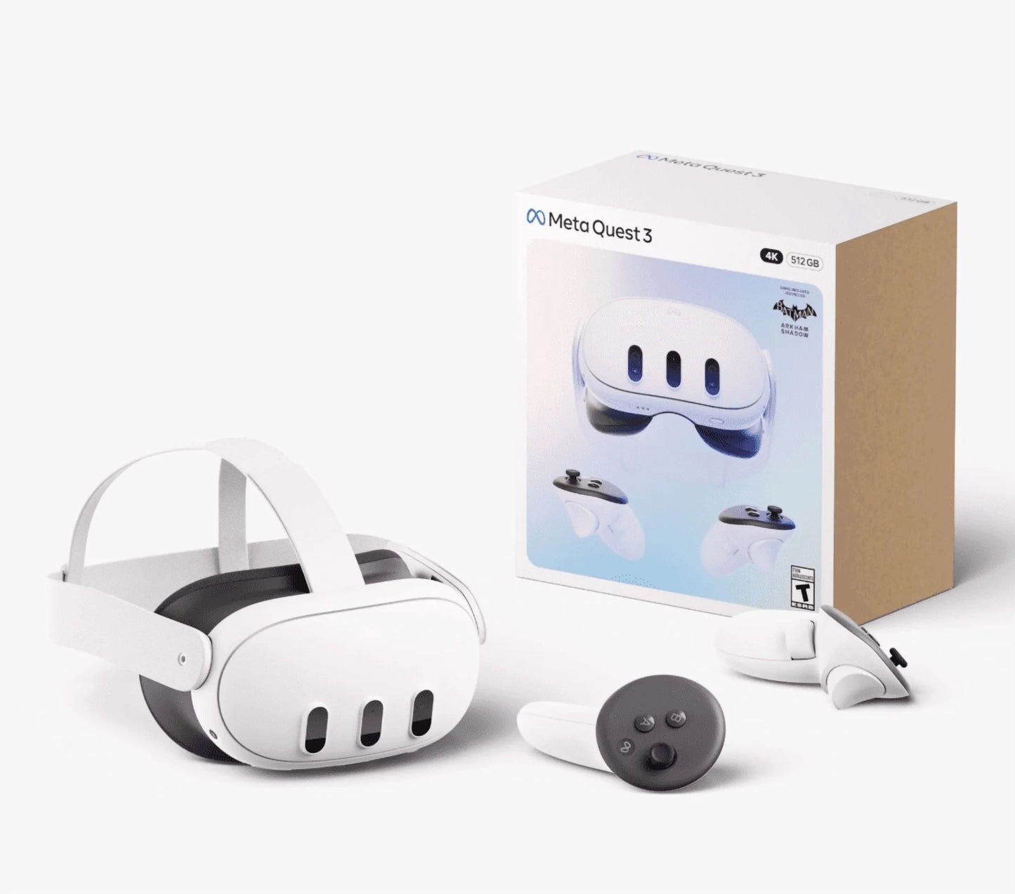 Quest 3 512GB | VR Headset — Thirty Percent Sharper Resolution — 2X Graphical Processing Power — Virtual Reality without Wires — Access to 40+ Games with a 3-Month Trial of Horizon+