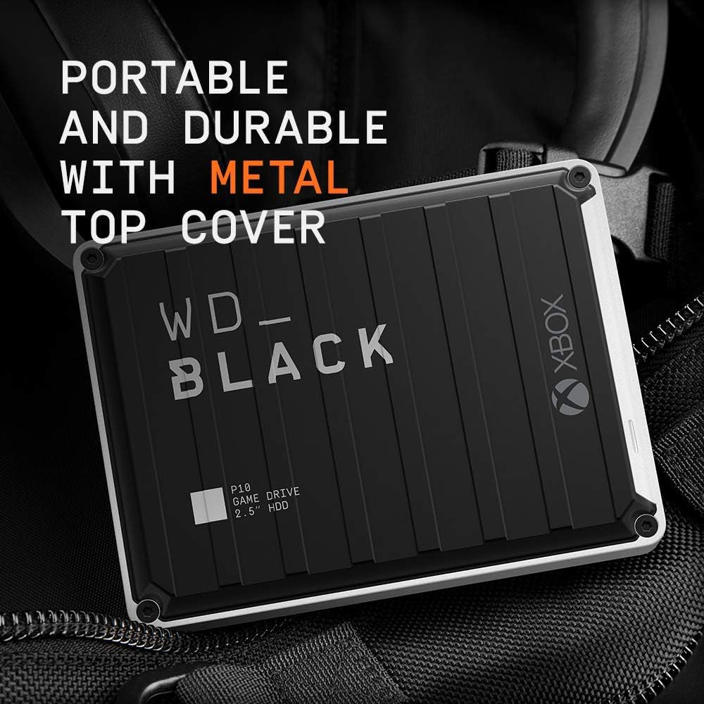 _BLACK 4TB P10 Game Drive for Xbox - Portable External Hard Drive HDD with 1-Month Xbox Game Pass - BA5G0040BBK-WESN
