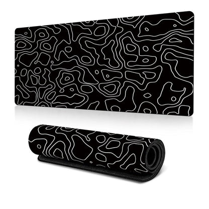 Large Non-Slip Line Pattern Gaming Mouse Mat