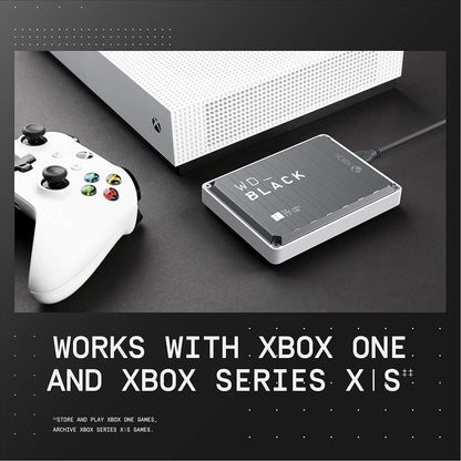 _BLACK 4TB P10 Game Drive for Xbox - Portable External Hard Drive HDD with 1-Month Xbox Game Pass - BA5G0040BBK-WESN